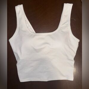 HALARA Cross Back White Sports Bra. Small